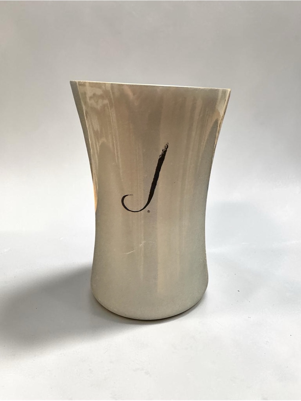 J Vineyards Double Walled Stainless Steel Wine or Champagne Chiller Logo 8” Tall